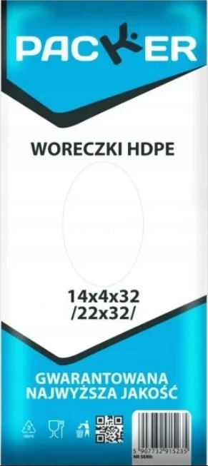 

Woreczki Hdpe 14x4x32 (22x32) 700 szt