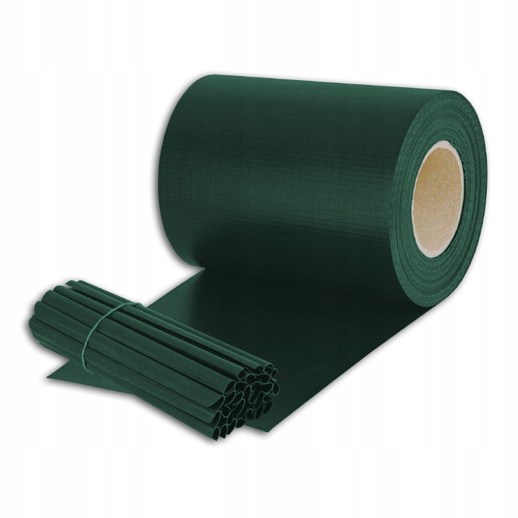 Stínící panelové pásy 19 cm x 35 m zelená 450 g/m² v sadě 20 klipů