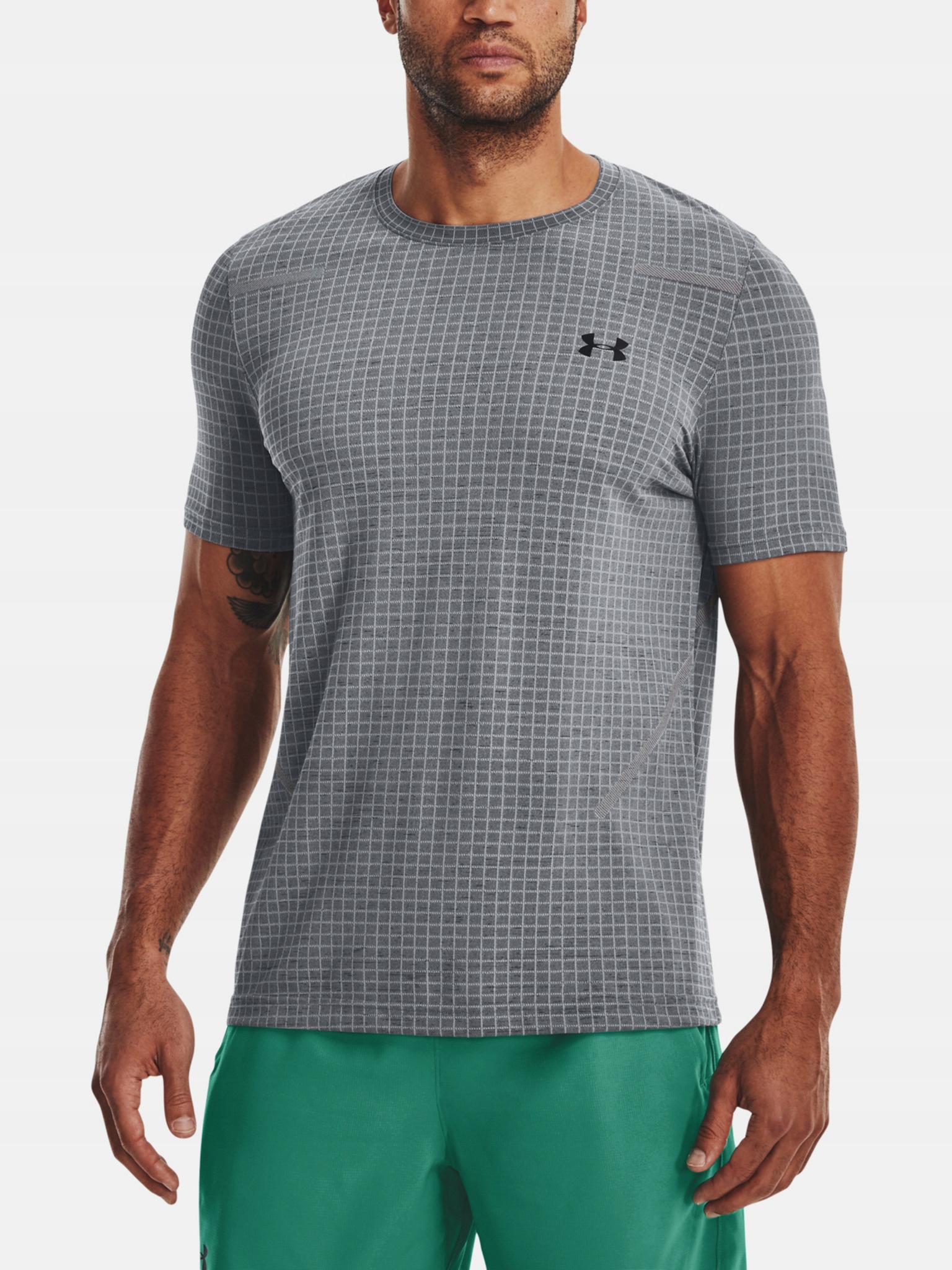 Koszulka Under Armour Seamless Grid Ss 1376921-012 r. XXL
