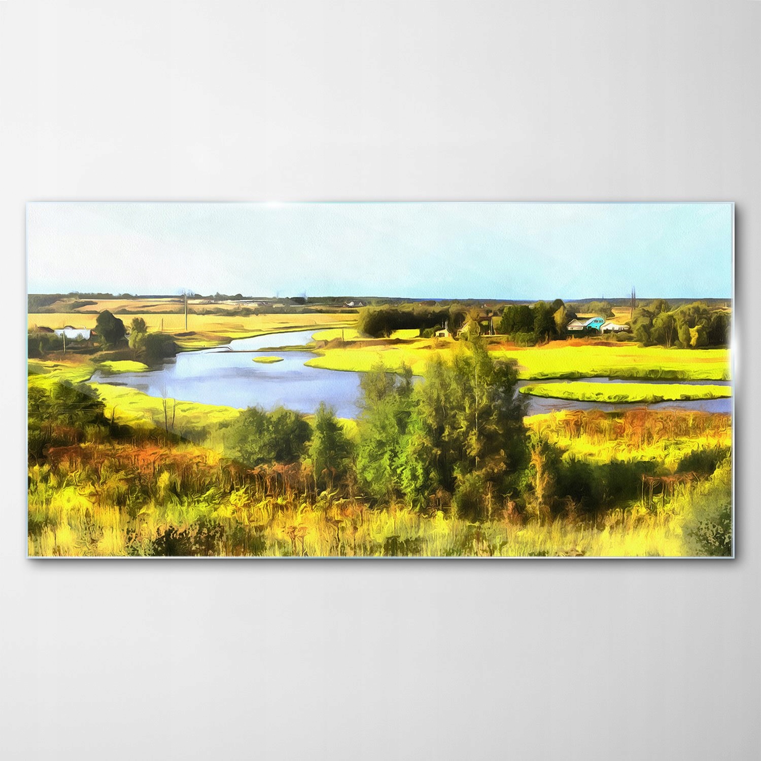 

Obraz na Szkle Dekor Krajobraz Moskwa Rzeka 100x50