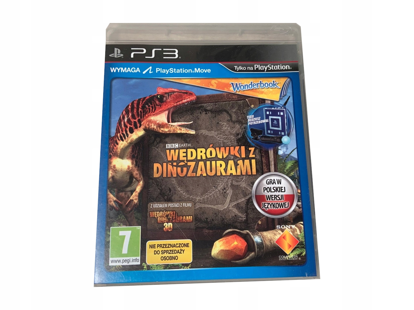 WĘDRÓWKI Z DINOZAURAMI Wonderbook PL Ps3