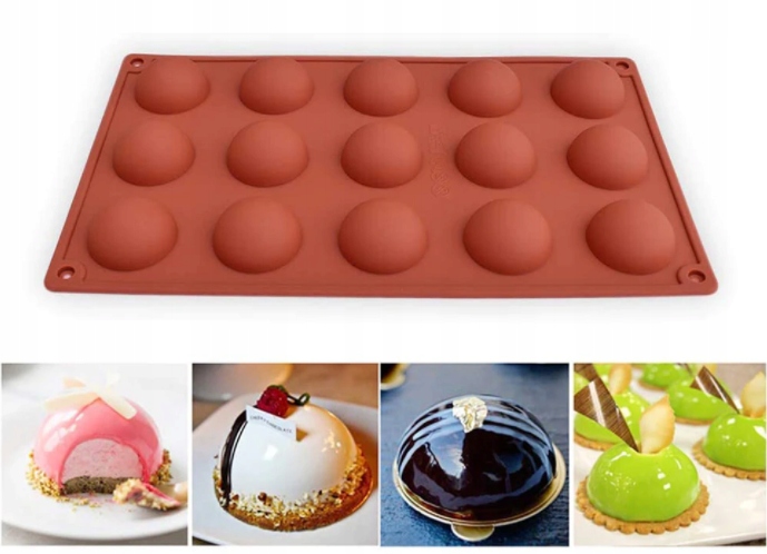 

Forma foremka silikonowa półkule kule Czekolad