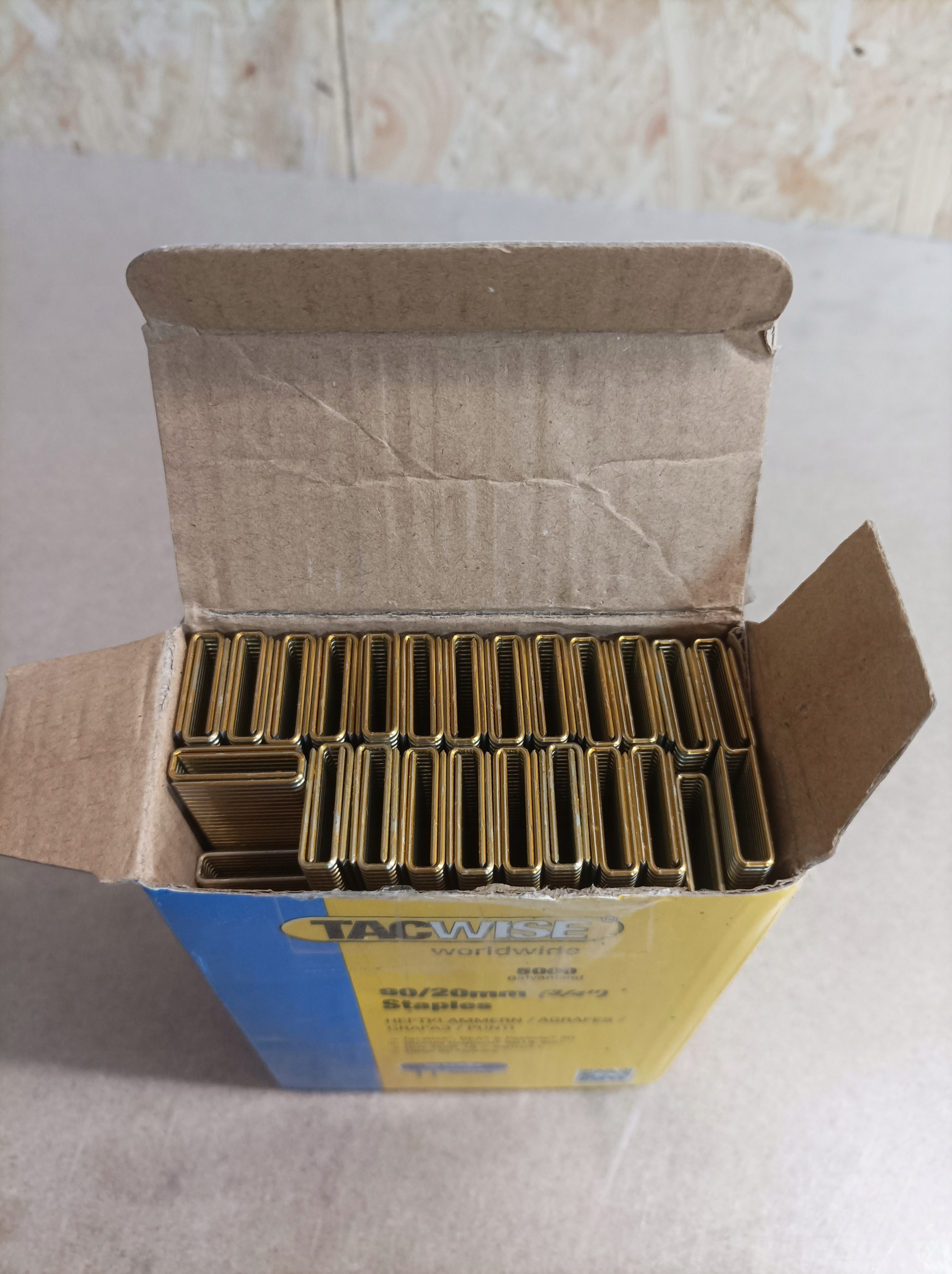 E20 Zszywki TACWISE 0307 wąskie 20MM Kod producenta 0307