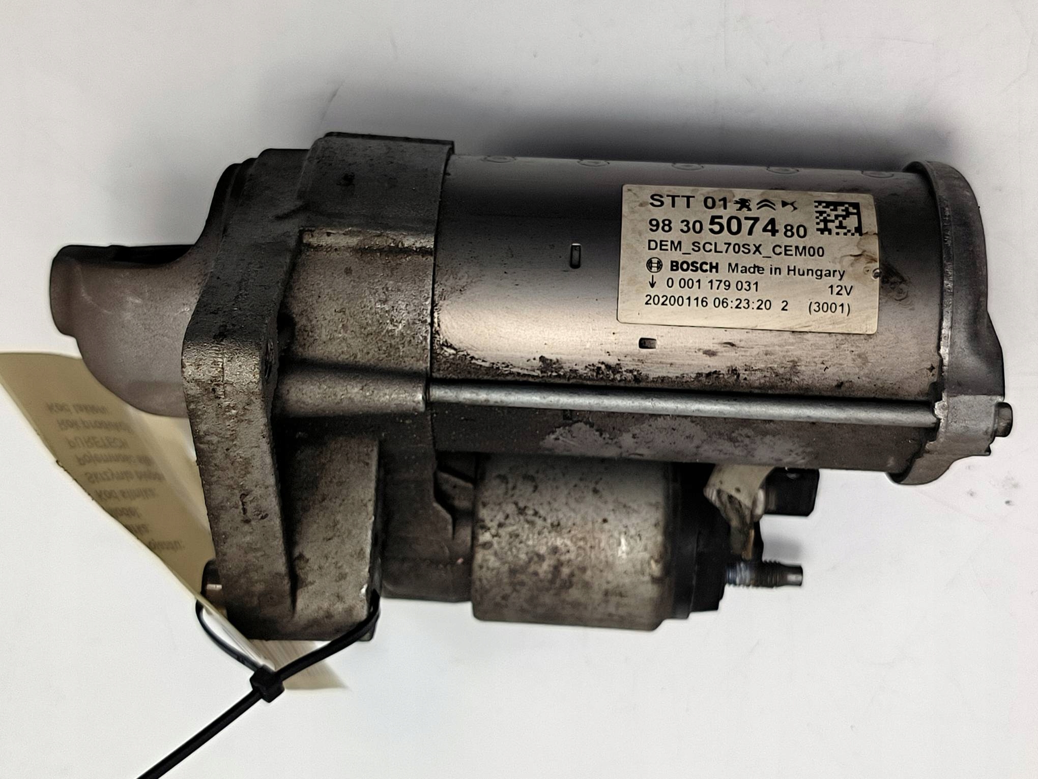 starter 9830507480 1.6 PURETECH PEUGEOT 508 II