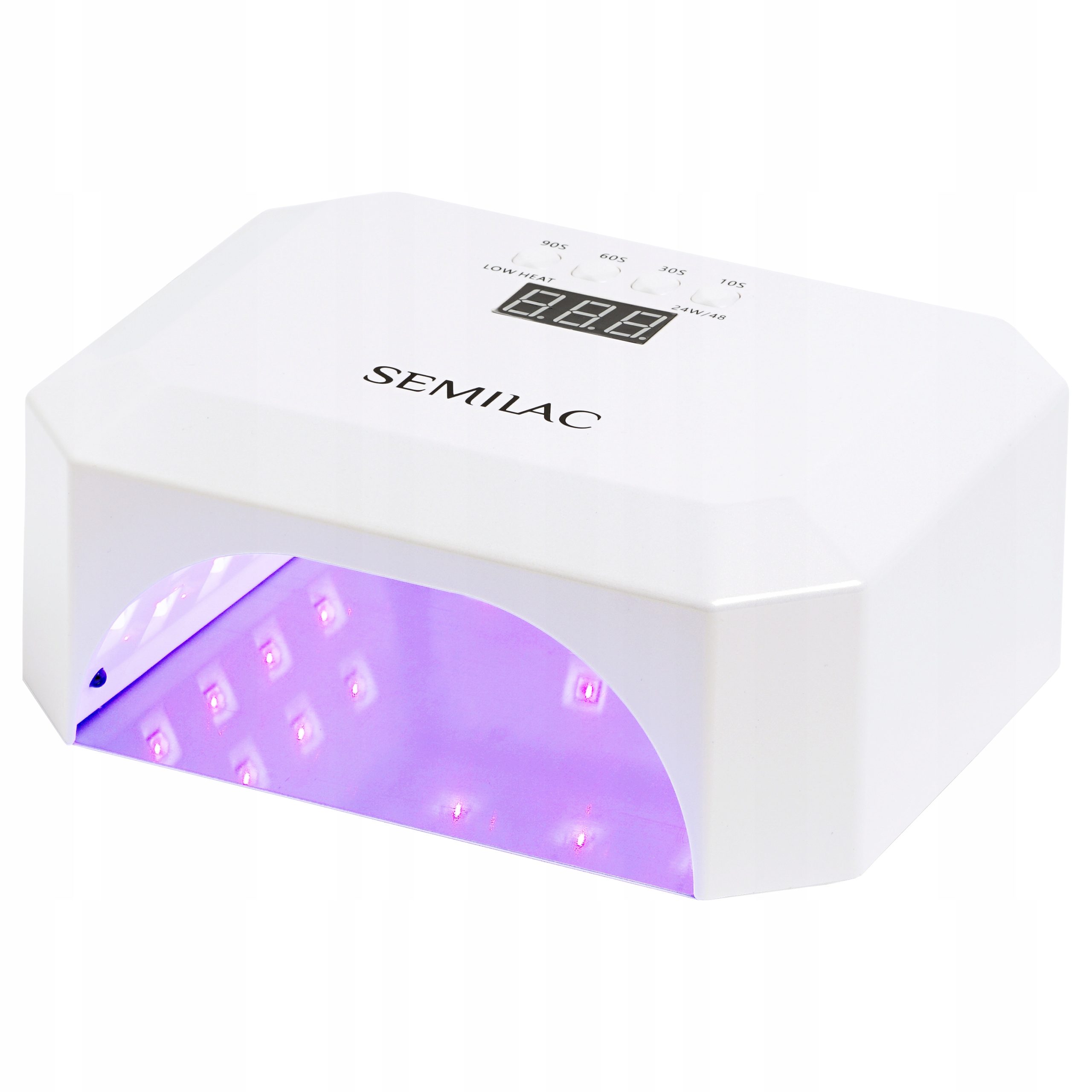 Semilac Uv Led lampa na nehty 24W/48 36 Diod Bílá Diamond Collection