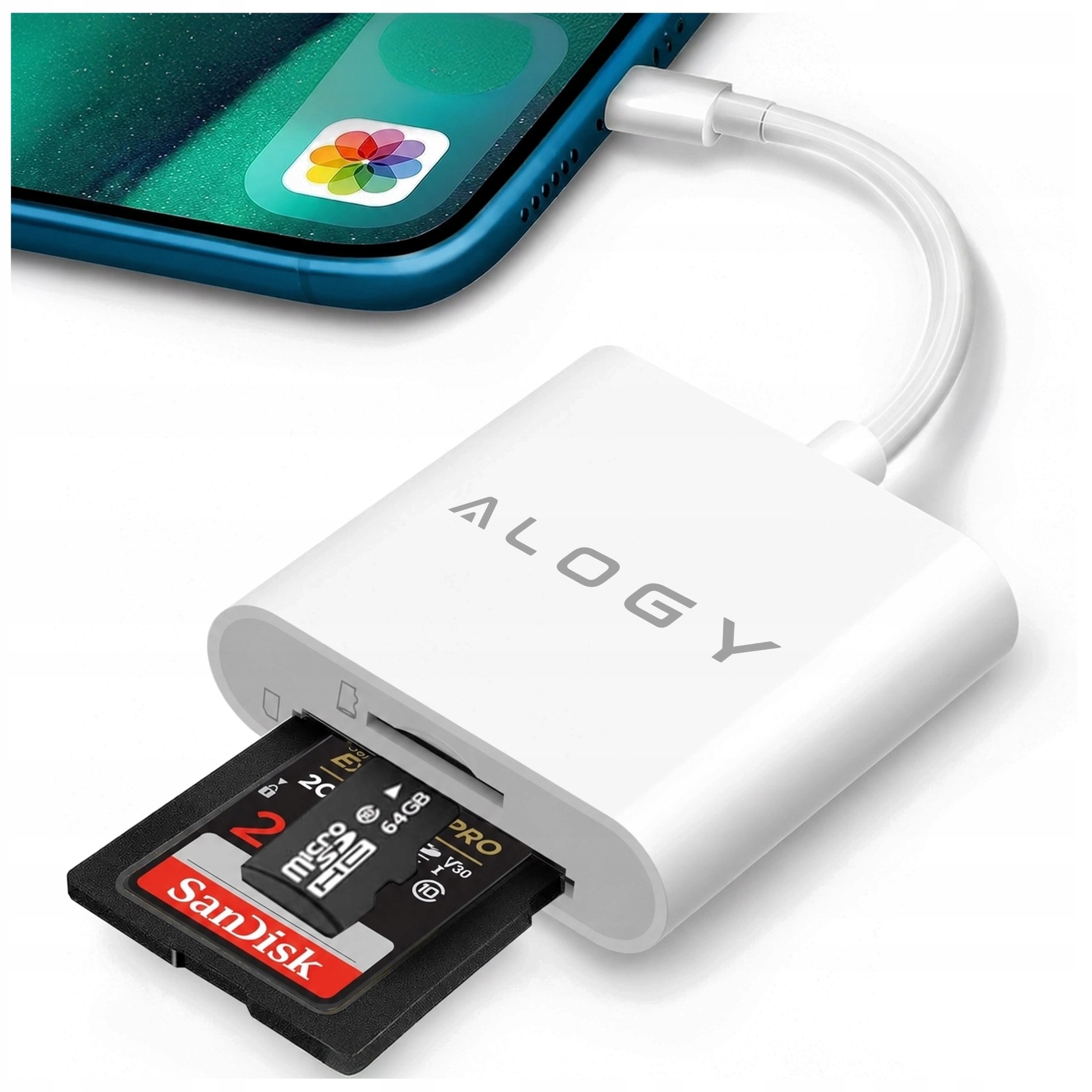 Adapter Czytnik Kart Pamięci do Apple iPhone Usb-c Typ C micro Sd /tf 256GB