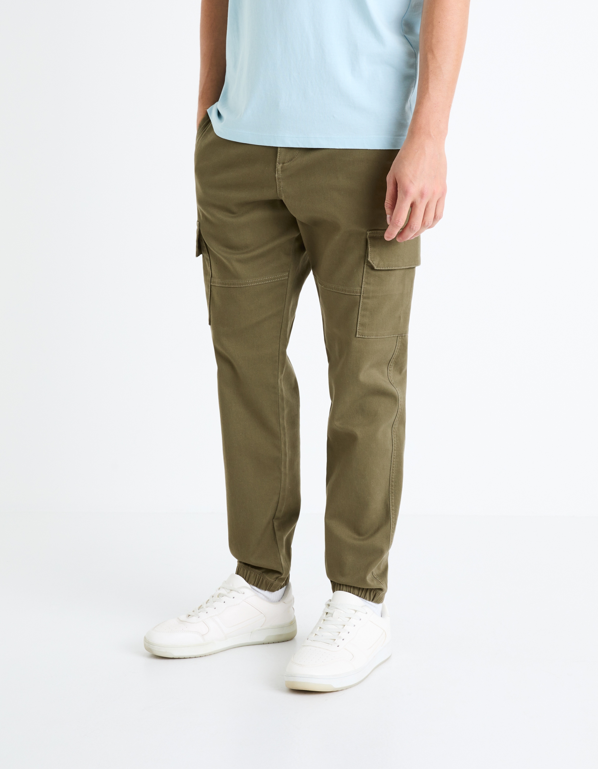 Celio Kalhoty slim cargo Dolyte