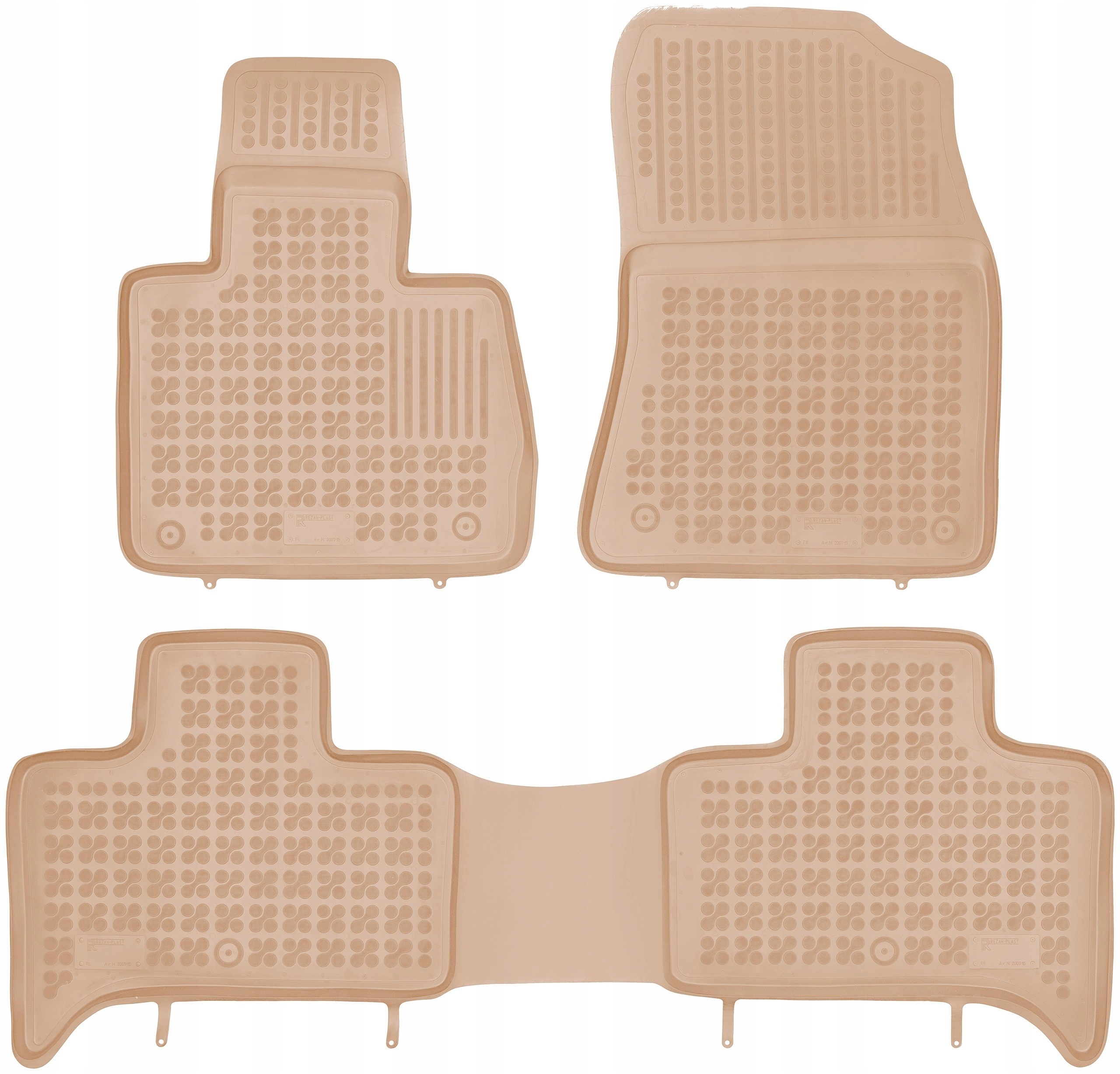 

Bmw X5 E53 Suv 1999-2006 Dywaniki gumowe Beżowe