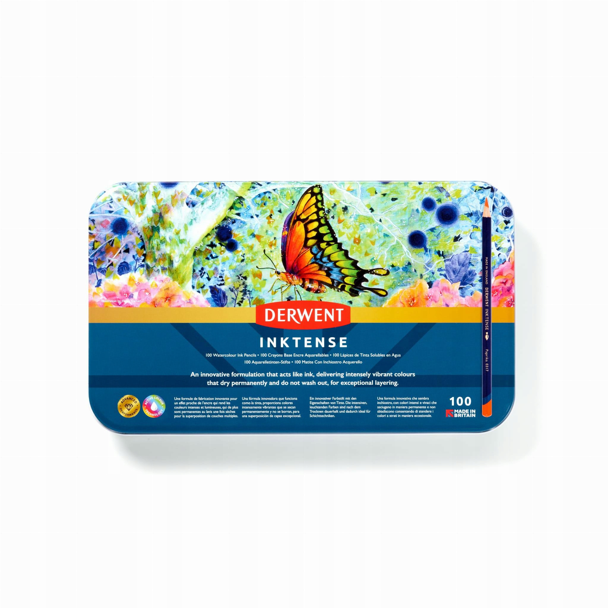 Pastelky akvarelové Inktense 100 Derwent 2306130