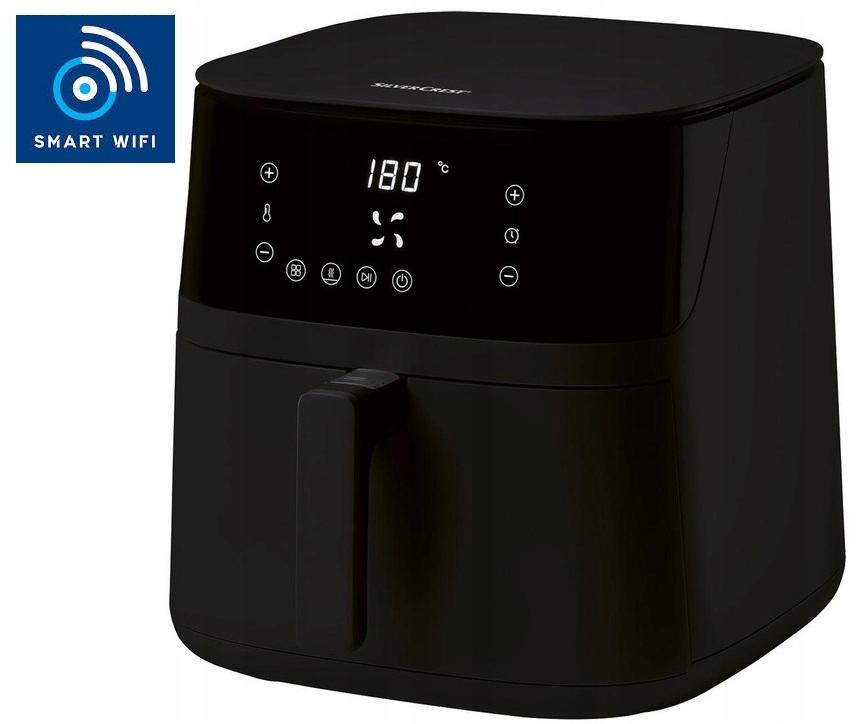 Frytkownica beztłuszczowa Air Fryer , duża 5,2 l mocna 2150W , Smart Wi-fi