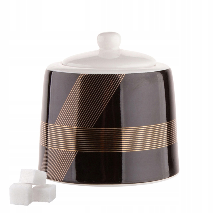 

Cukierniczka Porcelnowa cukiernica Glamour Gold
