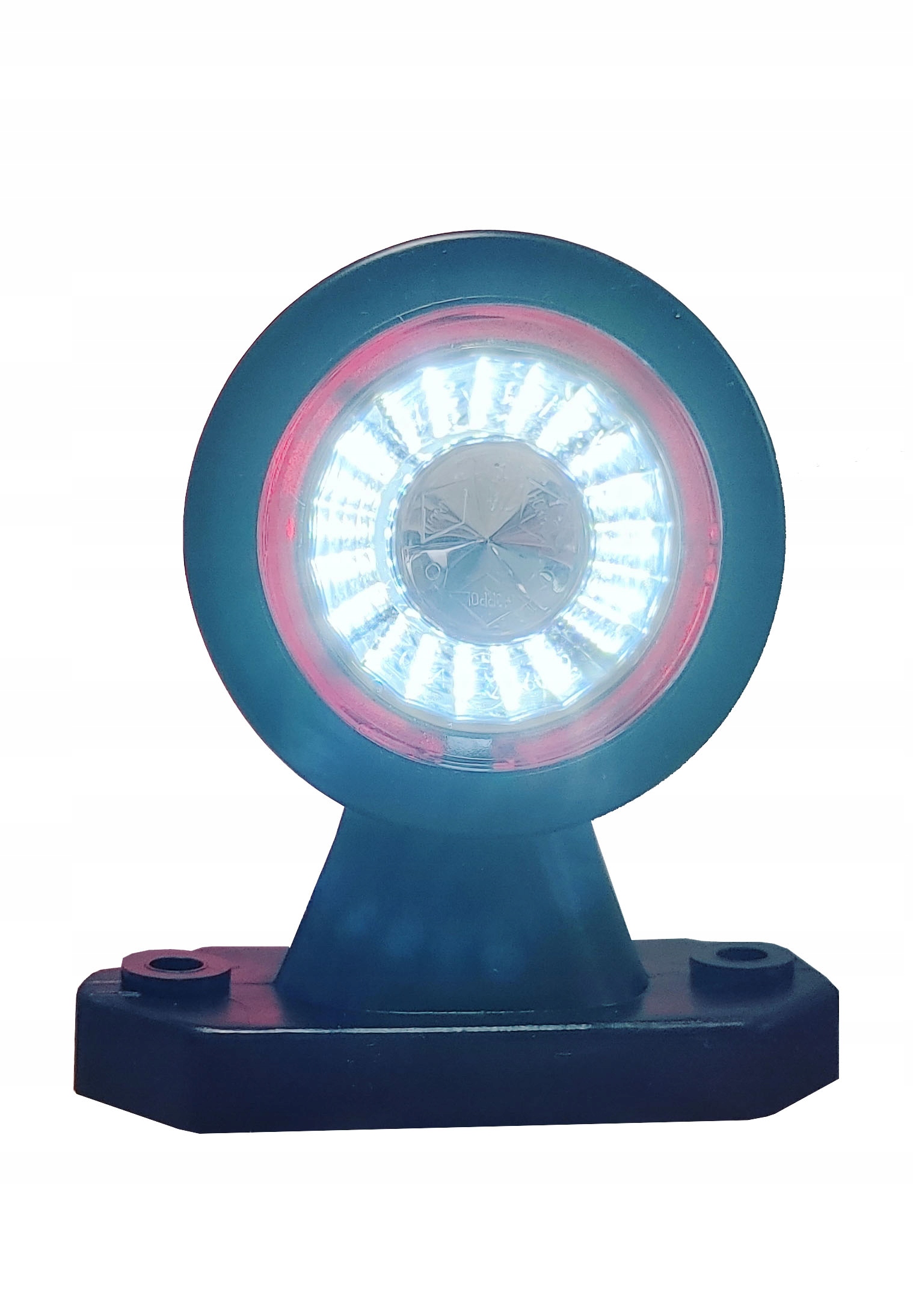 Lampa Obrysowa Rogowa LED Obrysówka 12/24V LD 721 biało czerwona krótka Informacje dodatkowe żarówki w zestawie