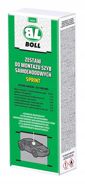 

Boll Zestaw Do Montażu Szyb Samochodowych Sprint