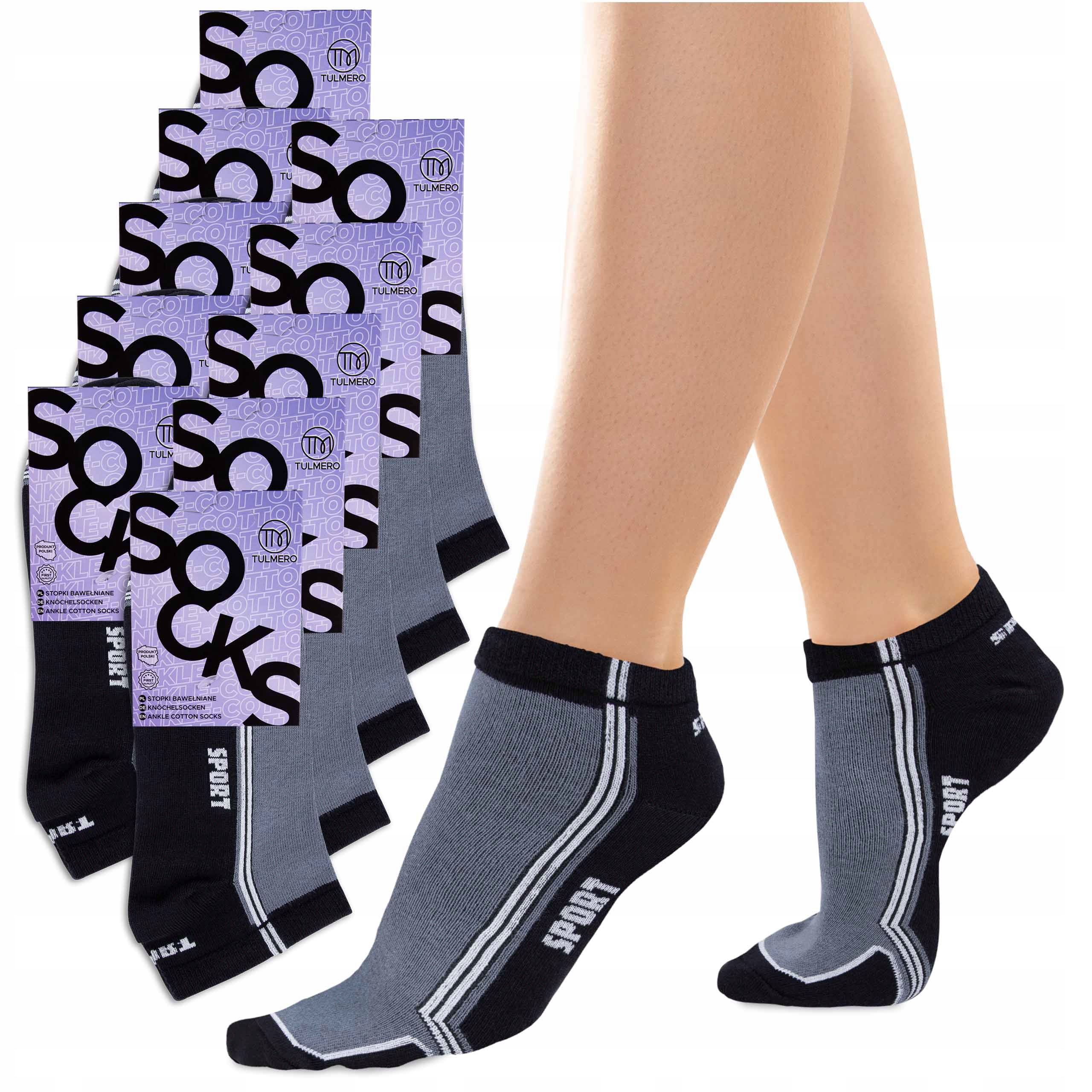 10 X Ponožky Sada 10 Párů 44-46