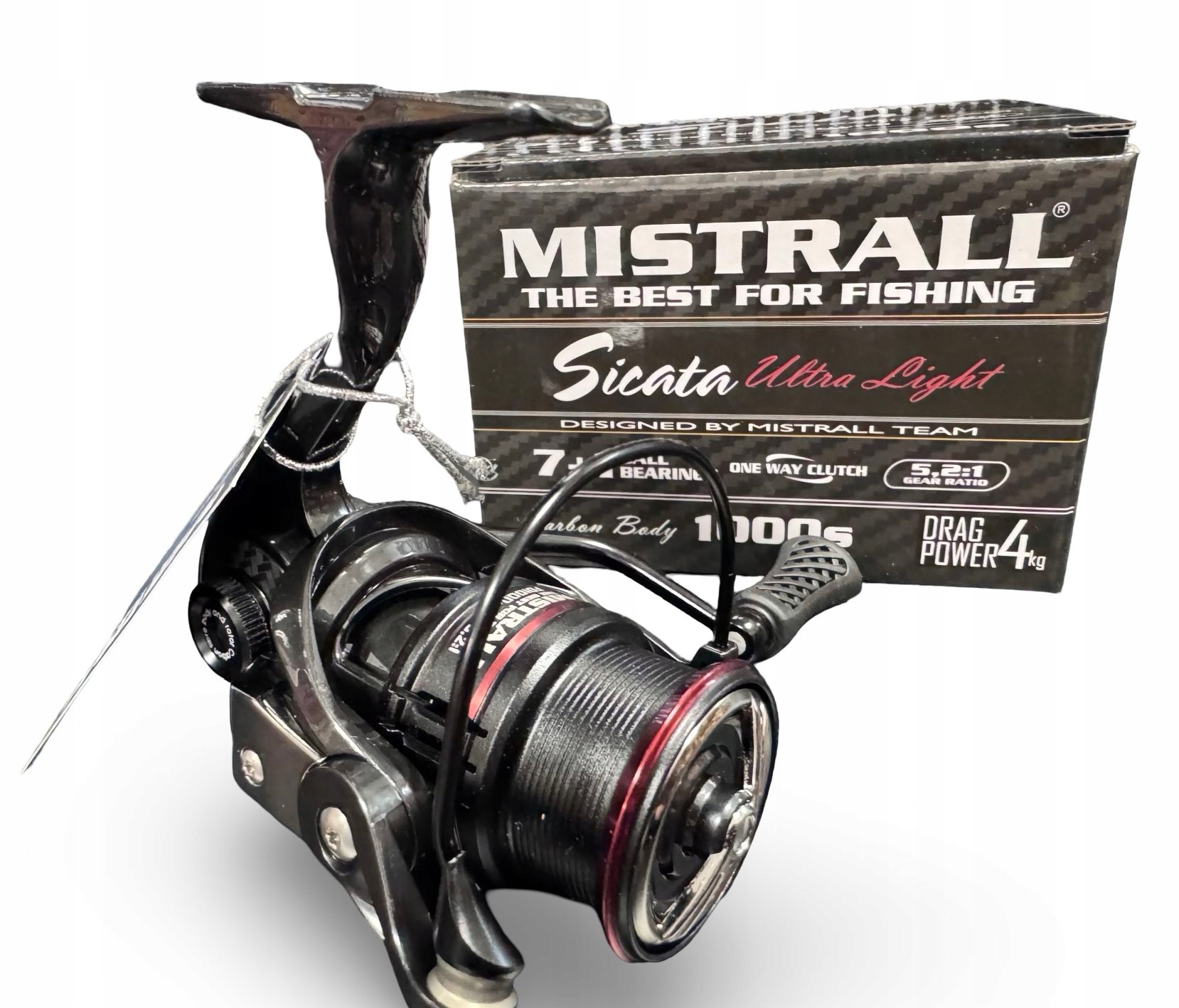 Mistrall Sicata Ultra Light Fd 1000S Carbon Kołowrotek Ul 7+1 Bb
