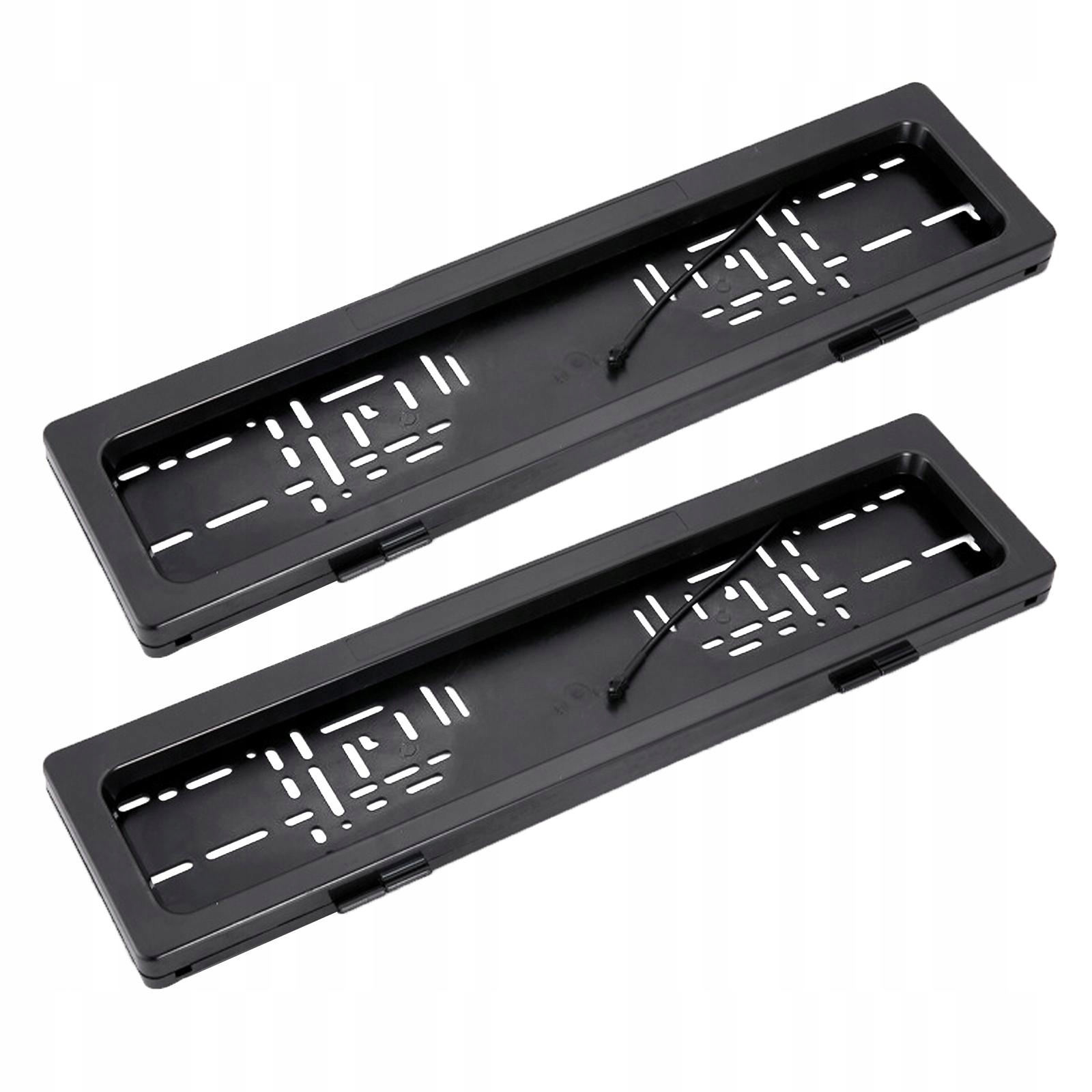 RAMKA TABLICY REJESTRACYJNEJ CZARNY