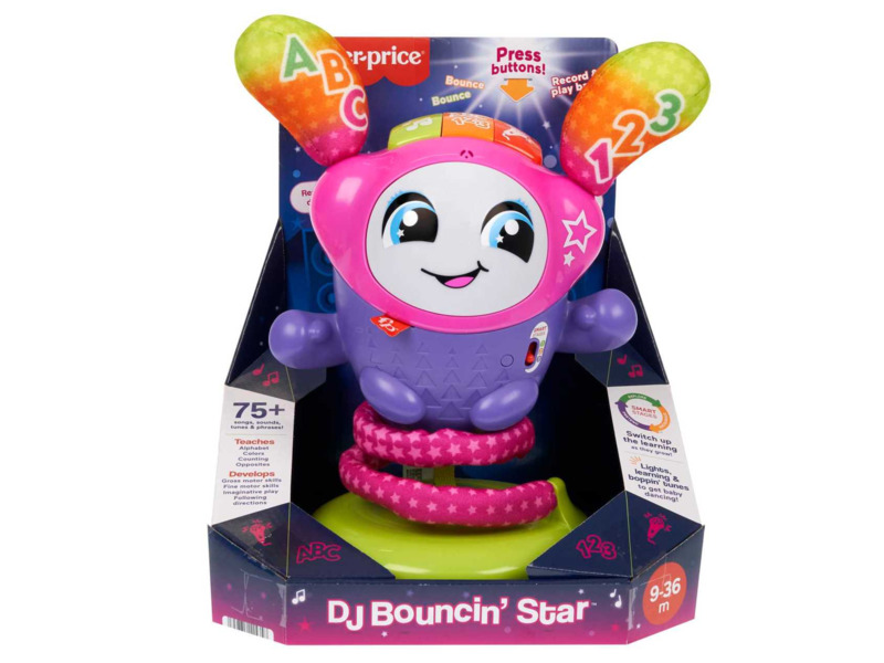 Zabawka edukacyjna Fisher Price ABC+123 Taneczna DJ-ka HRD21