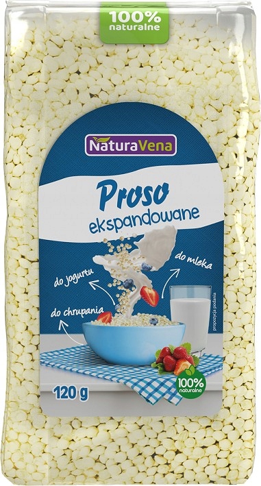 Levně NaturaVena Proso expandované 120 g