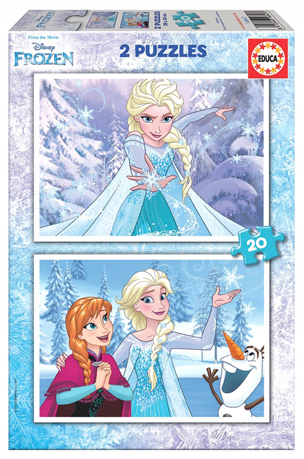 

Educa Puzzle 2 x 20 el Kraina Lodu