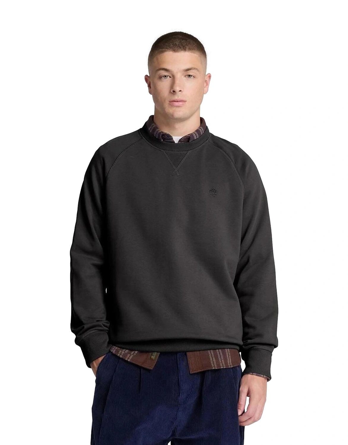 pánská mikina Timberland bez kapuce, svetr Exeter River černá