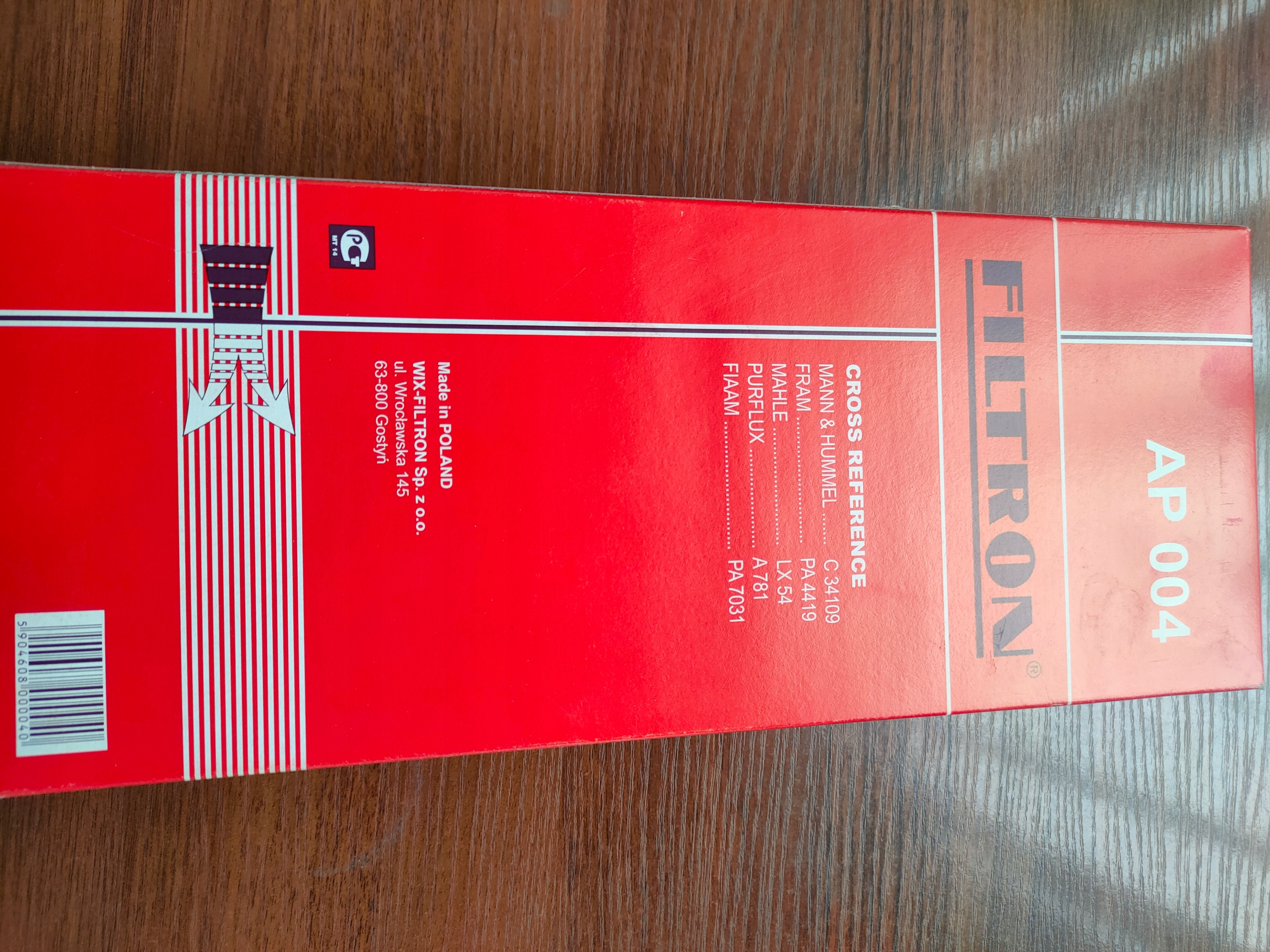 Filtron AP 004 Filtr powietrza