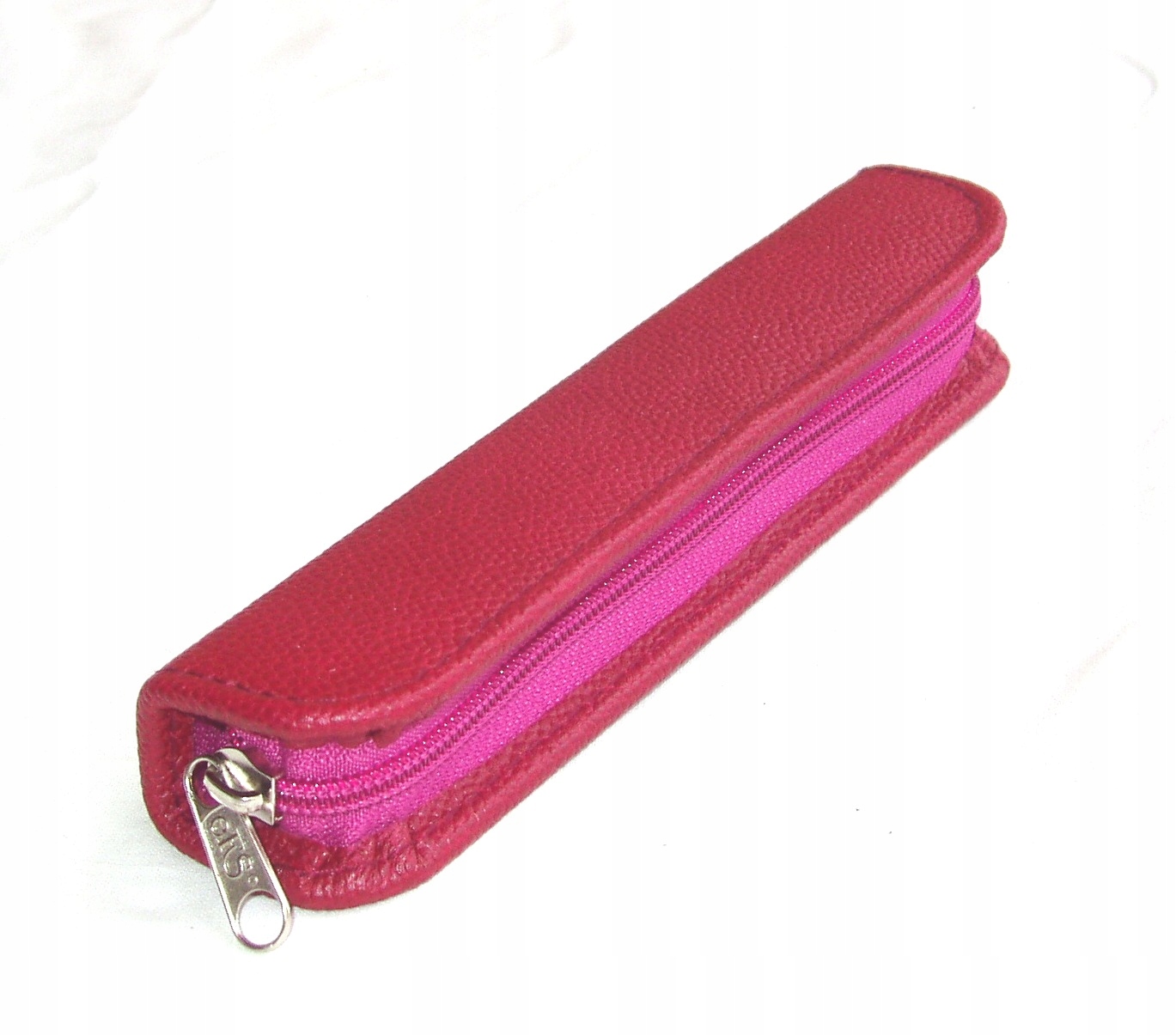 PIÓRNIK ETUI NA DŁUGOPISY PIÓRA (SK1) SKÓRA BORDO Marka inna