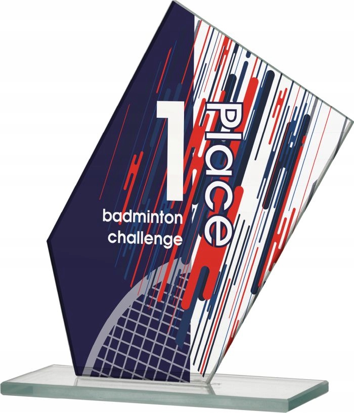 ELEGANCKA STATUETKA SZKLANA - KOLOR GRAWER - 20CM