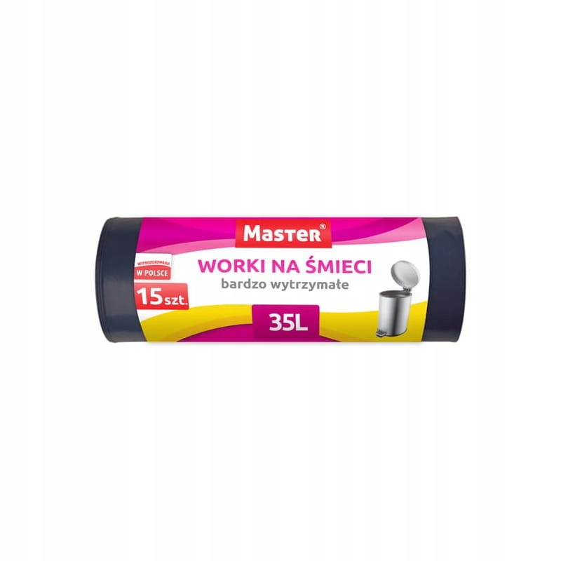 

Master Worki na odpady 35l czarne a15