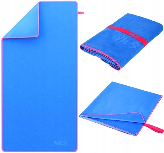 Nils Rychleschnoucí ručník z mikrovlákna na pláž 200 x 90 cm přívěsek