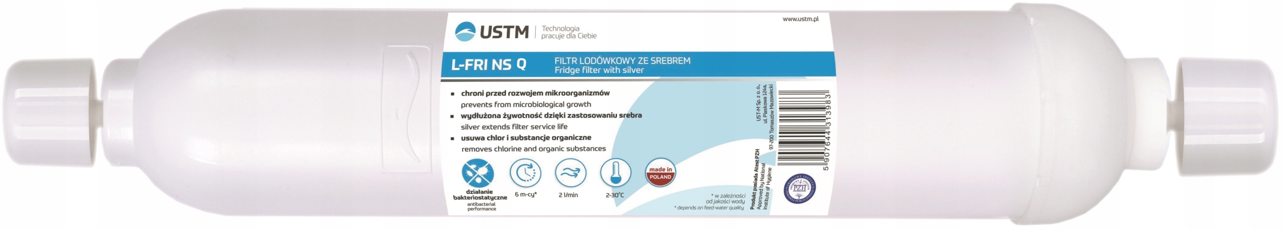 

Filtr Lodówkowy Ze Srebrem L-fri Ns Q Ustm