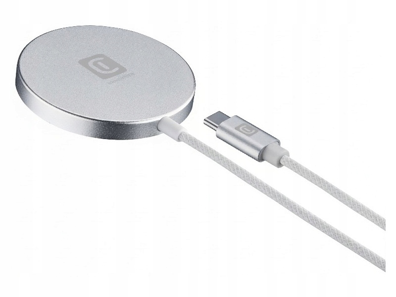 Ładowarka indukcyjna Cellularline Qi 2.2 25W 1 m Srebrny MagSafe