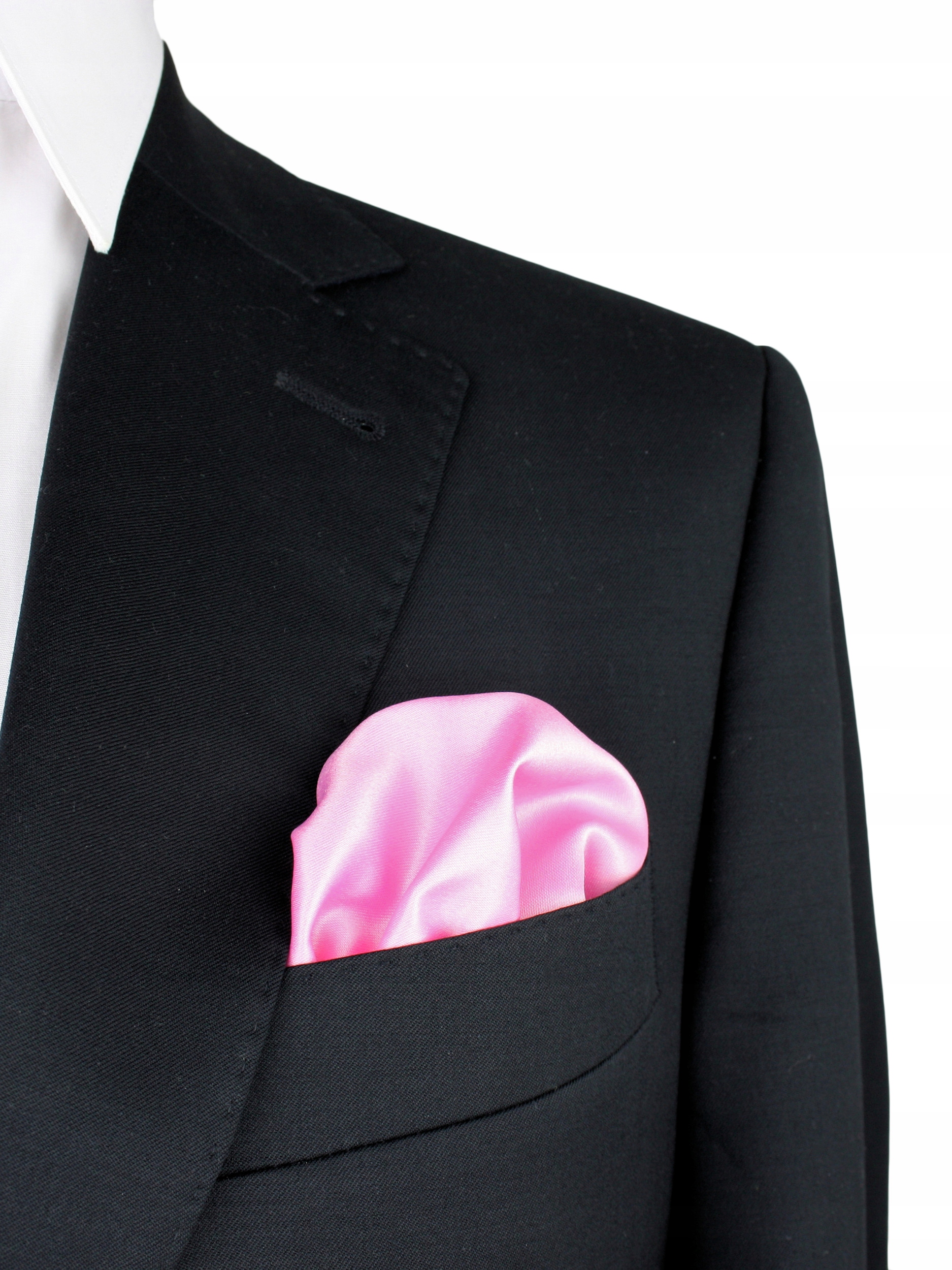 RÓŻOWA POSZETKA CHUSTECZKA WYPUSTKA DO MARYNARKI