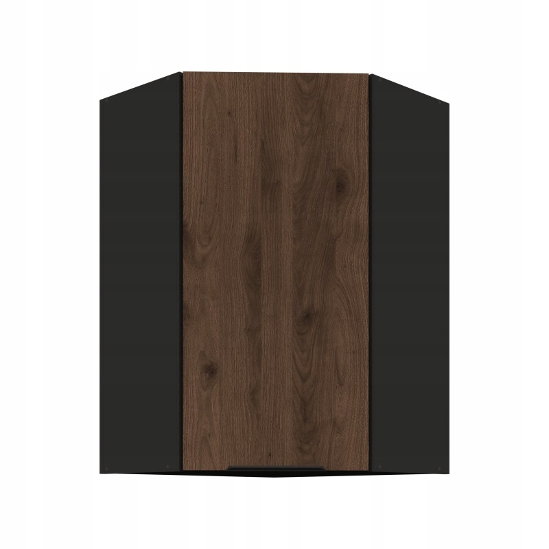 Kuchyňská skříňka závěsná rohová Mivaro 60×60 GN-90 1F 45° Ořech Okapi