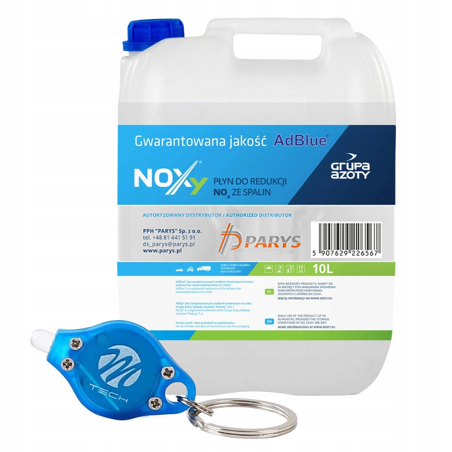 

AdBlue Noxy Płyn Katalityczny 10L +lejek Latarka