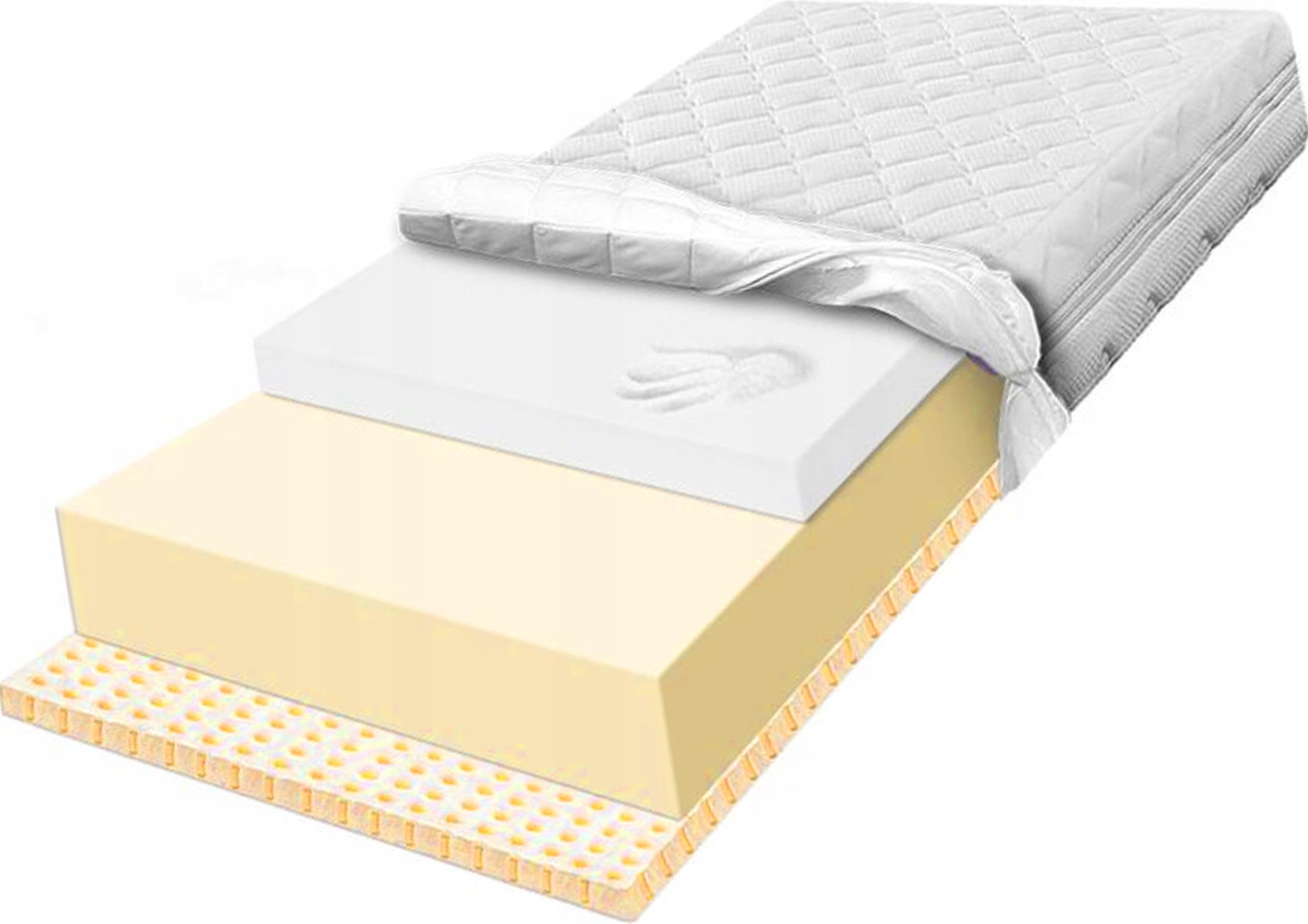 Penový matrac 170x190 až 6 cm visco, latex 19 cm, pamäť tvaru H2