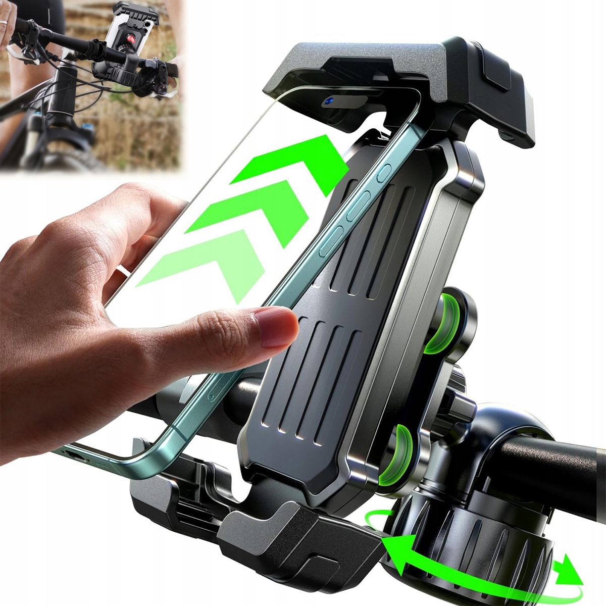 2026 Nowy Pancerny Antywibracyjny Uchwyt Rowerowy Motocyklowy Na Telefon