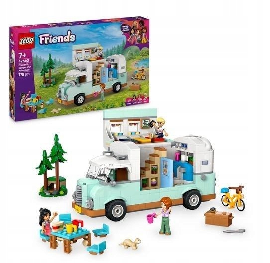 Lego(r) Přátelé 42663 Dobrodružství v karavanu přátel