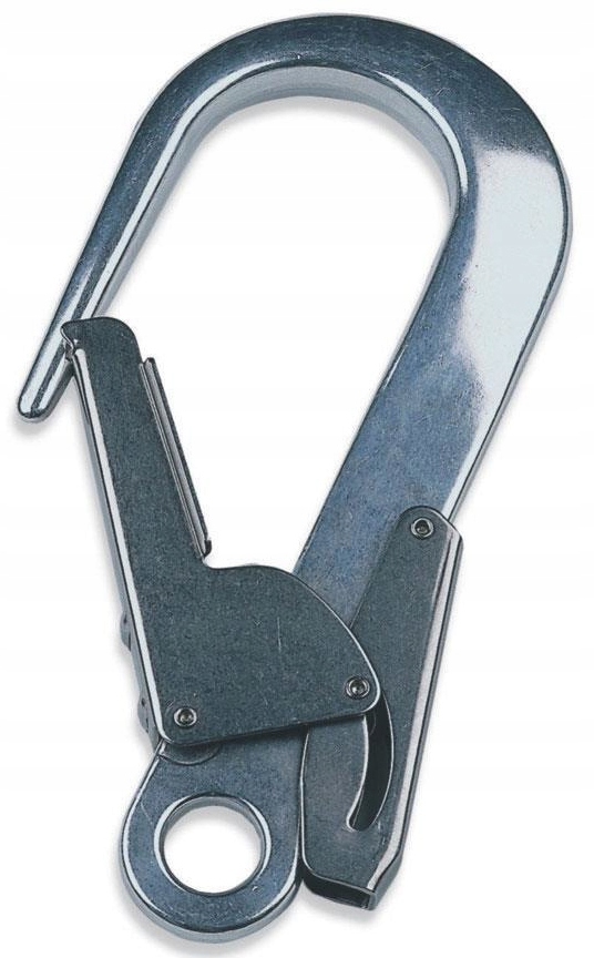 Hliníková karabina s hákem Mgo Beal Air hook L 60 mm 22kN En 362 s pojistkou