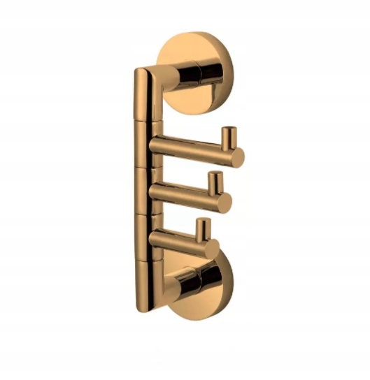 Stella Klasický trojitý věšák 07.330-G zlatý