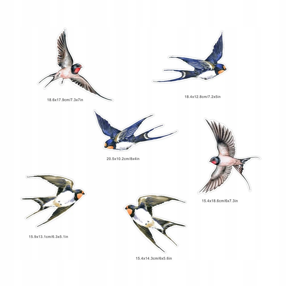 Birds Collision Warning Window Stickers 12 pcs EAN (GTIN) 6903003718061