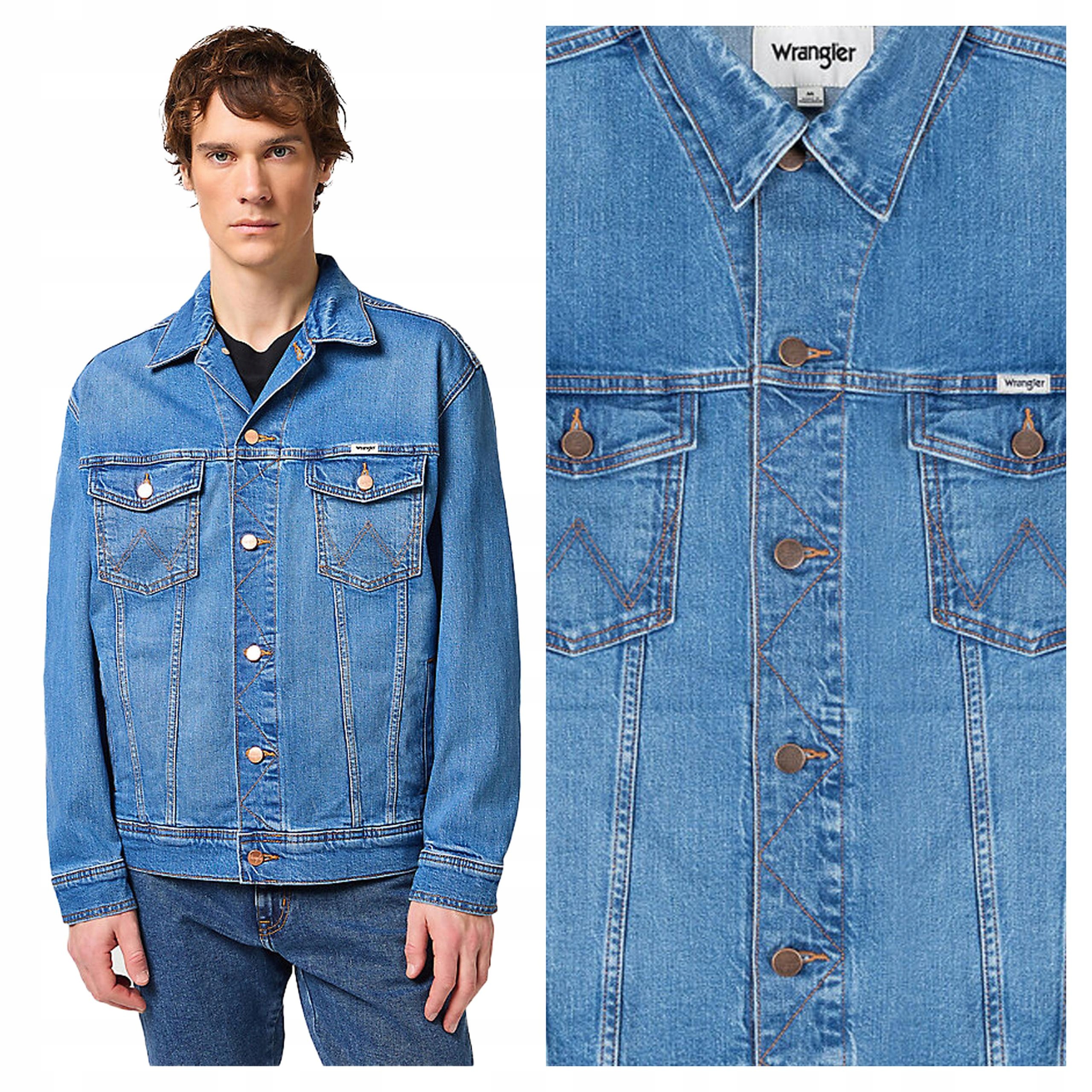 Pánská džínová bunda Wrangler Anti Fit Jacket 4XL