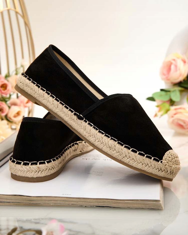 CZARNE ESPADRYLE DAMSKIE DIMALLE 36 Marka Royalfashion