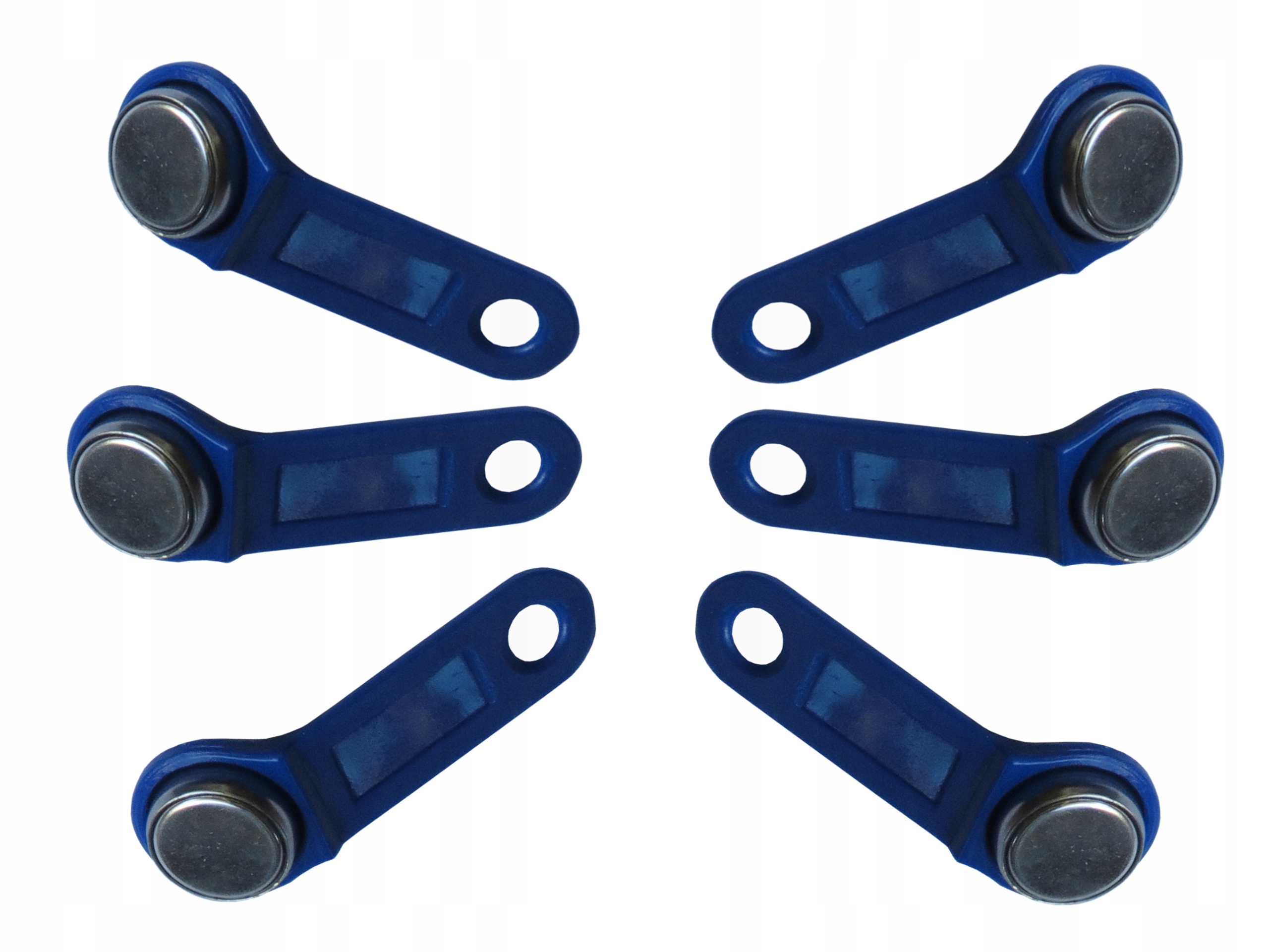 Přívěsek Na Klíče Pastilka pro Dallas iButton TM1990 Cyfral Laskomex modrá 100 ks