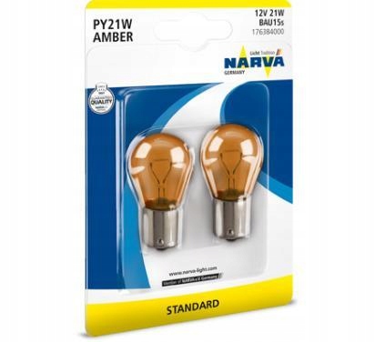 

Narva Zarowka 12V PY21W 21W BAU15S