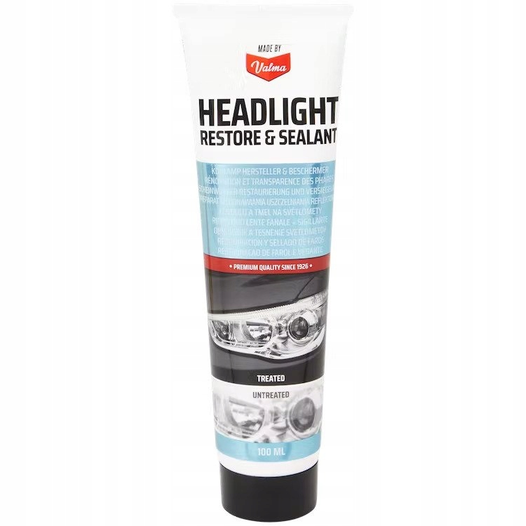 Sada Na Čistenie Pasty Pre Svetlomety Automobilových Svietidiel 100 ML Utierky