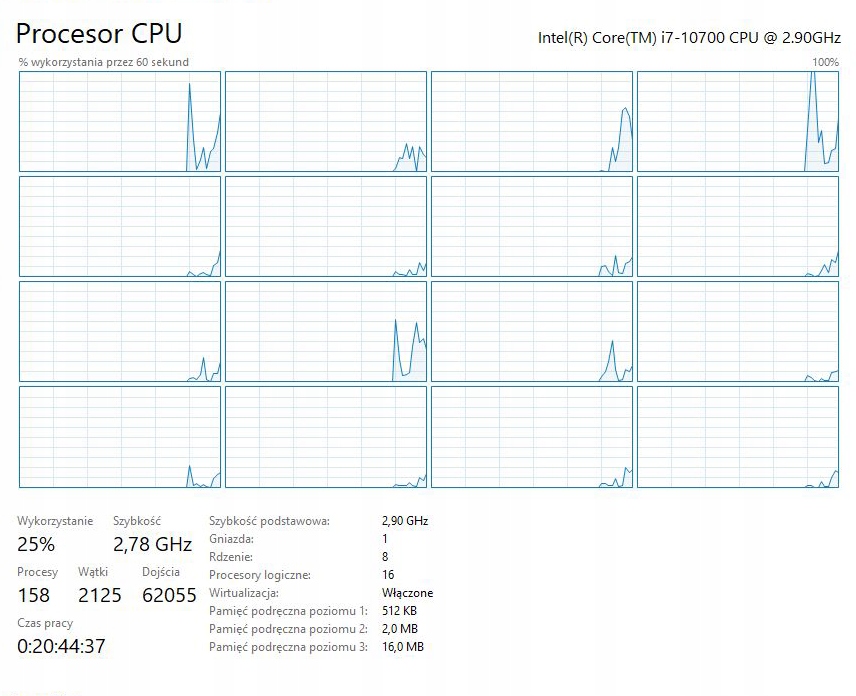 komputer PC Dell 3090 Micro Intel Core i7 10700 ESXI homelab 16gb 8 rdzeni Producent płyty głównej Dell