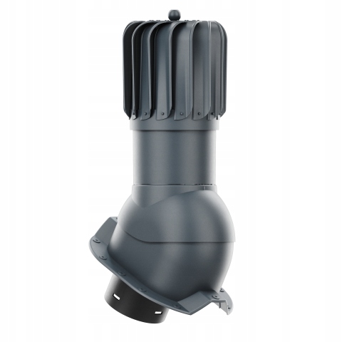 Rotačný krb Rotoline pre trapézový plech profil T35 fi 150 mm antracit