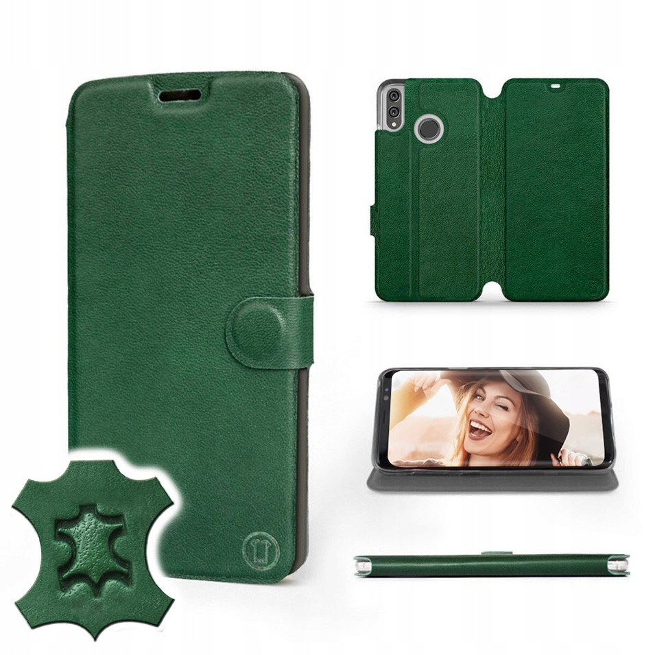 

Etui Mobiwear do Huawei Honor 8X Green Leather
