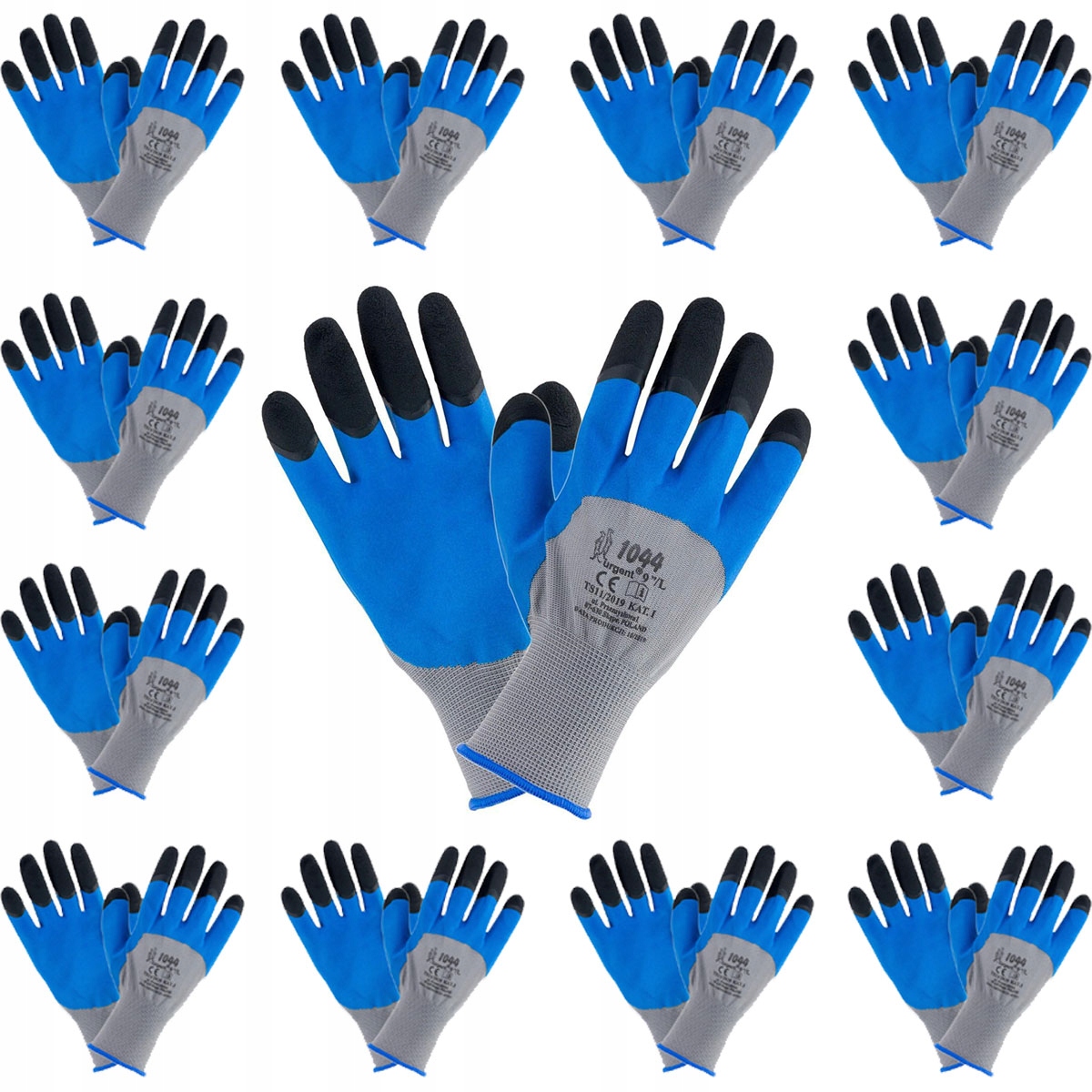 

12 x Rękawice robocze Urgent 1044 rozmiar 9 L