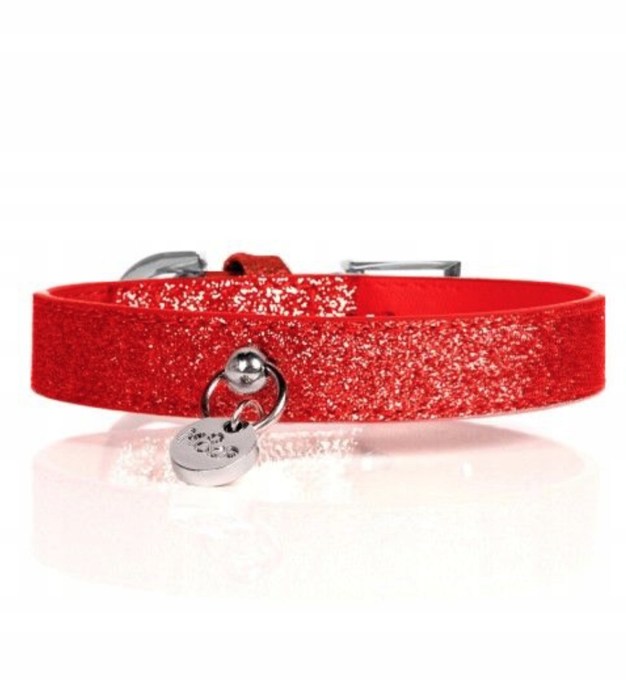 Obojek Pro Psa Červený Milk&pepper Stardust 30x1,5cm